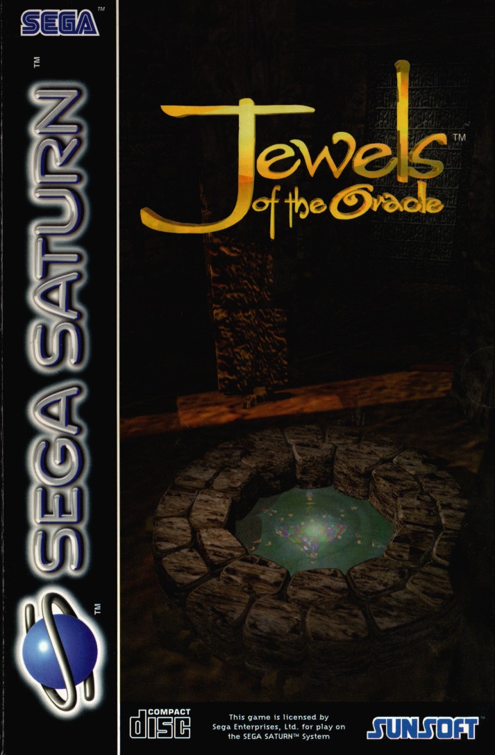 Jewels of the Oracle box art for Sega Saturn